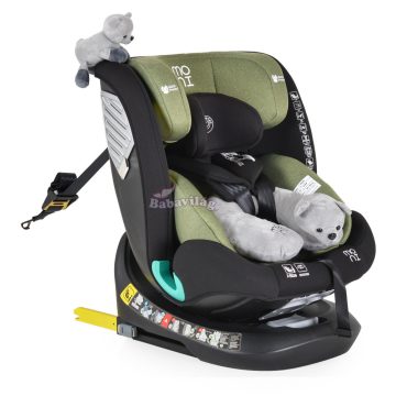   Moni Serengeti i-size isofix autós ülés 40-150cm 360° forgatható green