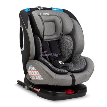   Momi Tordi 360°-ban forgatható isofix gyerekülés 0-36 kg - szürke