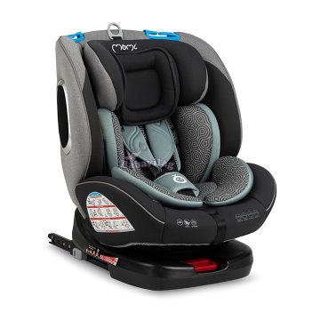   Momi Tordi 360°-ban forgatható isofix gyerekülés 0-36 kg - türkiz