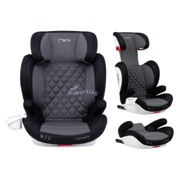 MoMi QUICK FIX 15-36kg Isofix fekete